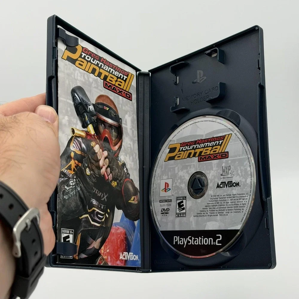 Greg Hastings Tournament Paintball Max'd PlayStation 2 Complete CIB NTSC-U/C